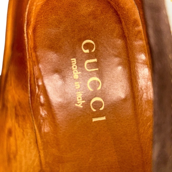Gucci Suede Horsebit Lug Sole Classic Slip-On Loafers - Picture 7 of 7